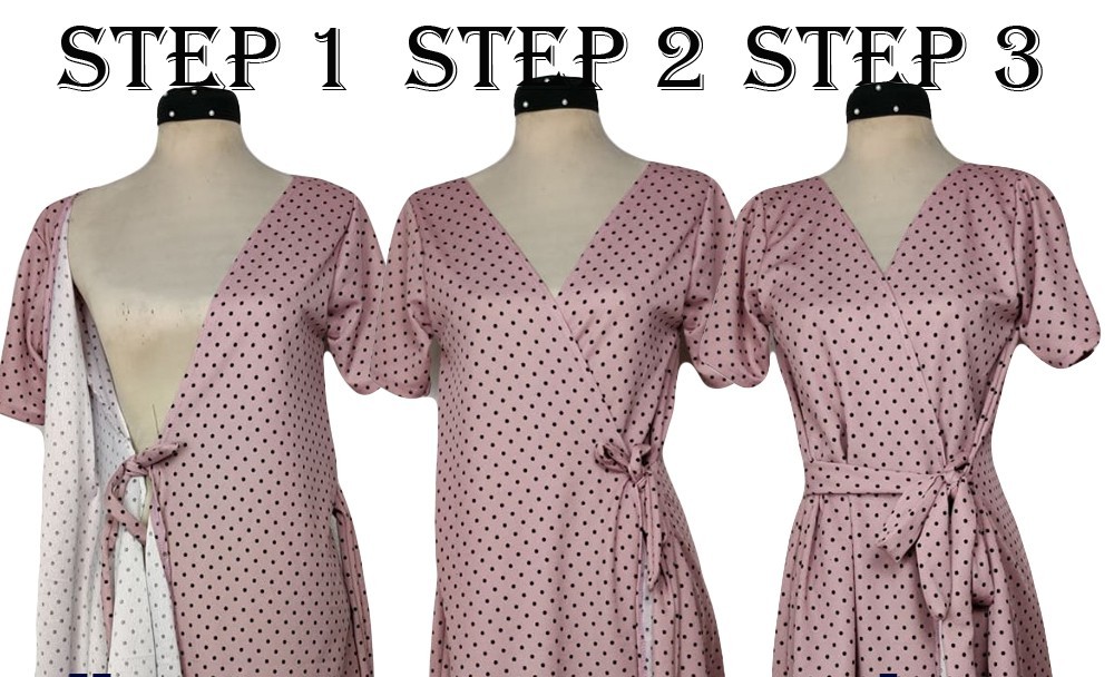 How to Tie a Wrap Dress | 3 Ways to Tie ...