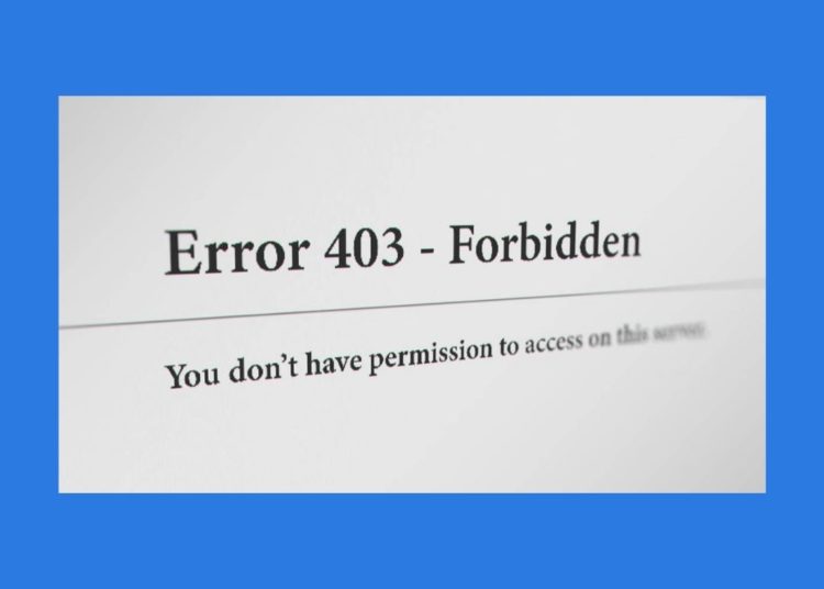 403 Forbidden Errors