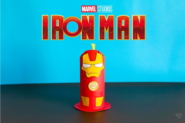 Iron Man Toilet Paper Roll Craft